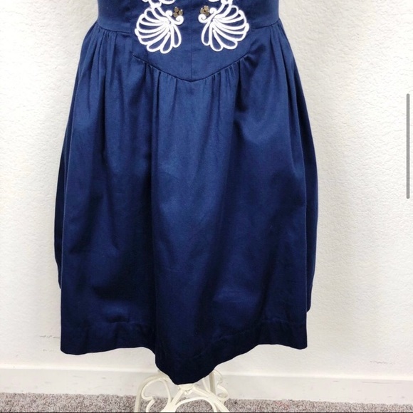 Lilly Pulitzer Mayfield Navy Strapless Seashell - Picture 5 of 10
